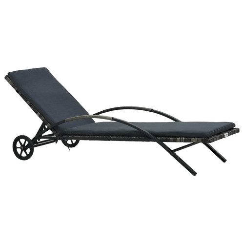 Sun lounger with - sun, cushion