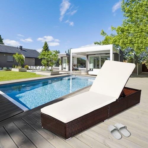Sun lounger with - sun,