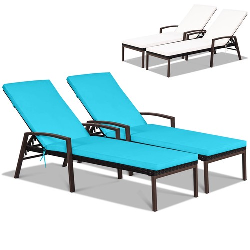 Set patio rattan - patio, chaise