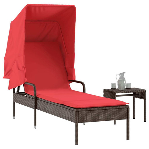 Sun lounger with - sun, and