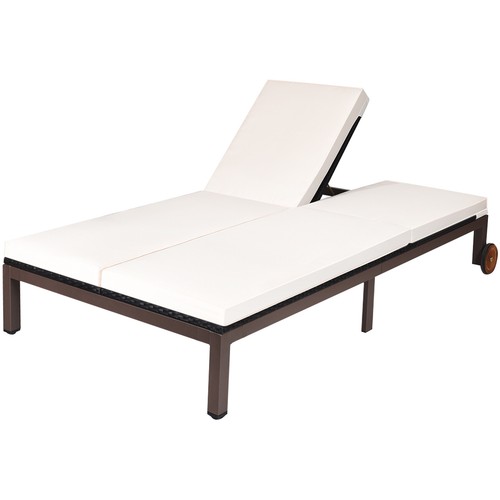 Person patio rattan lounge - 2-person,