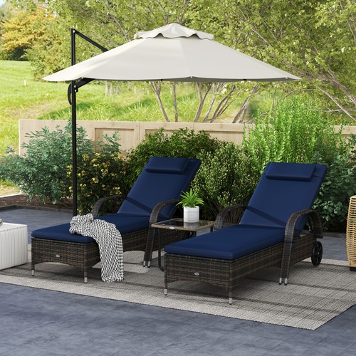 Outdoor rattan reclining - outdoor,