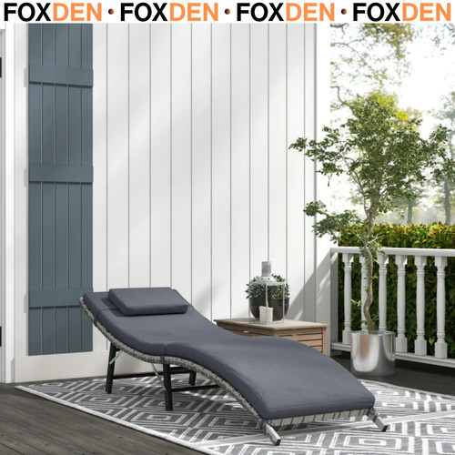 Rattan folding outdoor sun - rattan,