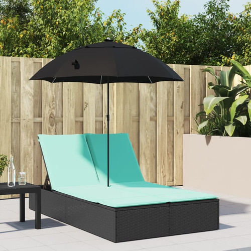 Double sun lounger with - double,